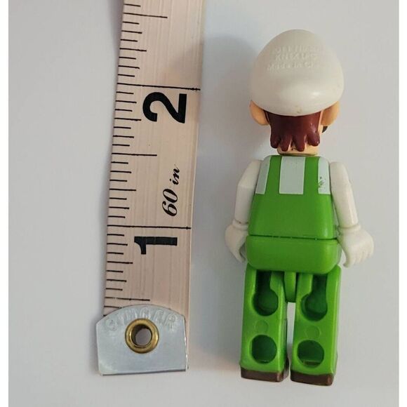 K'NEX Super Mario Bros. Loose Figure - LUIGI [2 inch] - Picture 3 of 3
